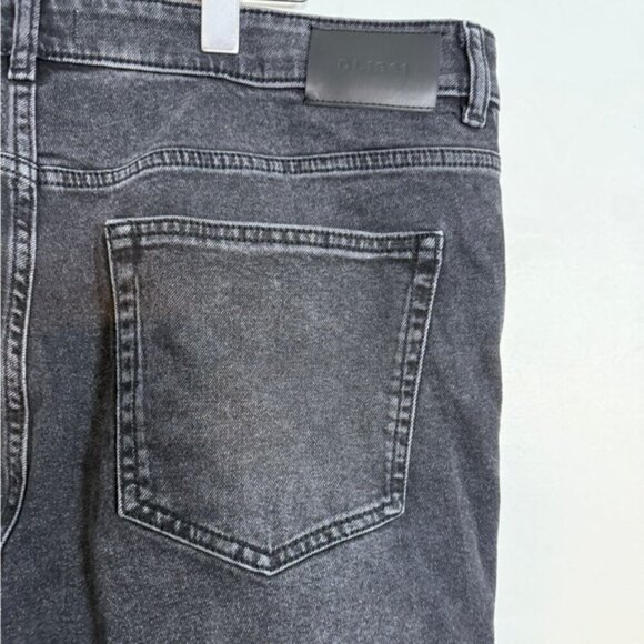 DL1961 Men’s Slim Straight Jeans – Size 38x34 Faded Black Denim - Picture 5 of 8
